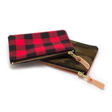Buffalo Plaid Small Zipper Pouch