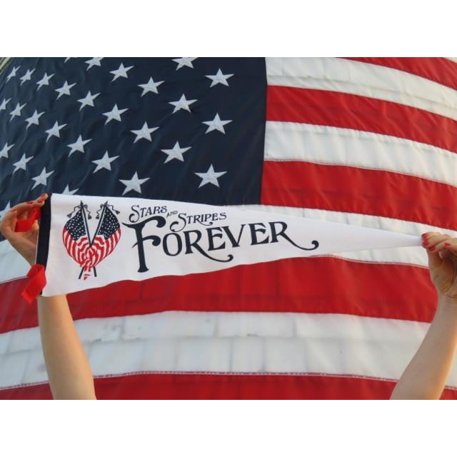 Stars & Stripes Forever Felt Pennant