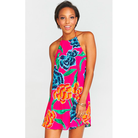 show me your mumu katy halter dress Show Me Your Mumu Katy Halter Dress in Sea Mist Crisp SWANK